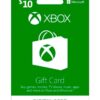 XBOX GIFT CARD 10$ USA 2 XBOX GIFT CARD 10$ USA