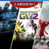 3 JUEGOS EN 1 NEED FOR SPEED MAS PLANTS VS ZOMBIES GARDEN WARFARE 2 MAS UNRAVEL PS4