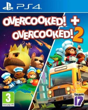 2 JUEGOS EN 1 OVERCOOKED MAS OVERCOOKED 2 PS4
