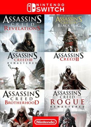 MEGA BUNDLE DE ASSASIN CREED ANIVERSARY 6 EN 1 SWITCH