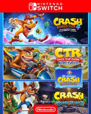 5 EN 1 CRASH BANDICOOT CRASHIVERSARY BUNDLE NINTENDO SWITCH