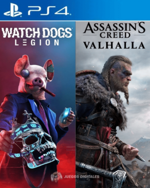ASSASSINS CREED VALHALLA + WATC DOGS LEGION PS4