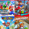 4 en 1 MARIO WONDER + MARIO ODYSSEY + MARIO RABBIDS + OVERCOOKED - NINTENDO SWITCH