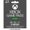XBOX GAME PASS ULTIMATE SUSCRIPCIÓN DE 5 MESES CUENTA PRINCIPAL 1 Game Pass 5 Meses
