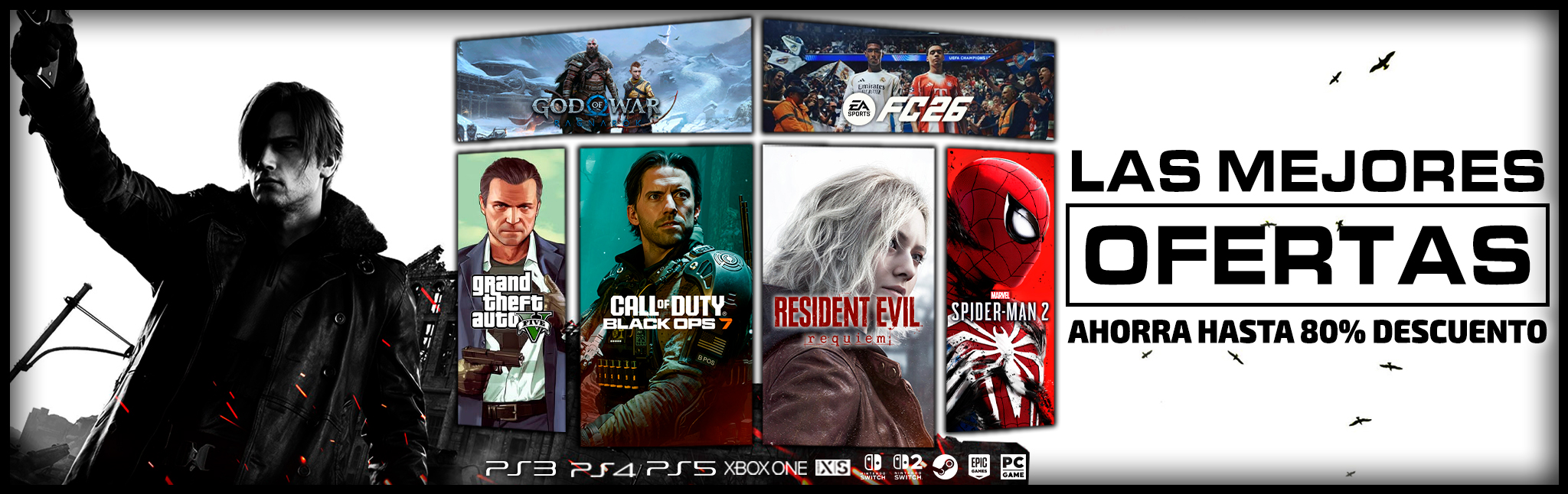 Banner RE9 Marco Negro