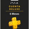 PSN PLUS DELUXE 6 MESES CUENTA PRINCIPAL PS4