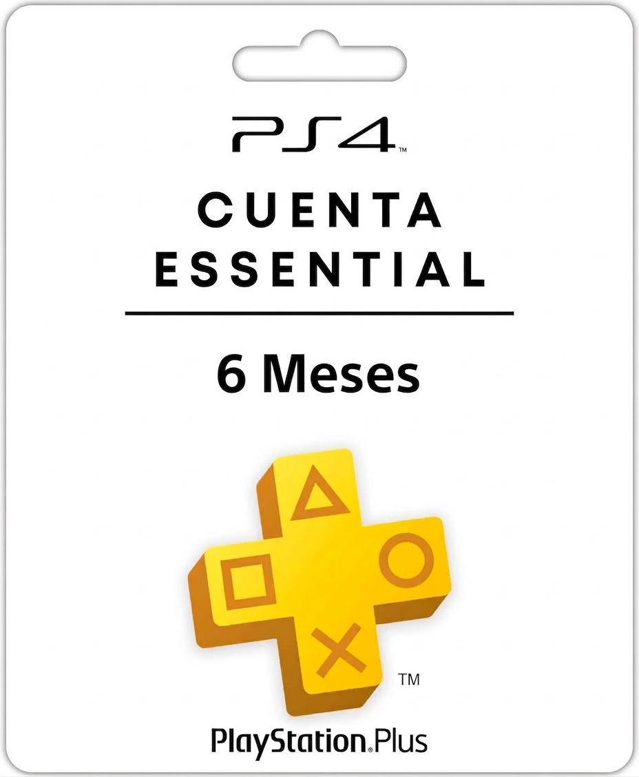 PSN PLUS ESSENTIAL 6 MESES CUENTA PRINCIPAL PS4 PSN PLUS ESSENTIAL 6 MESES CUENTA PRINCIPAL PS4