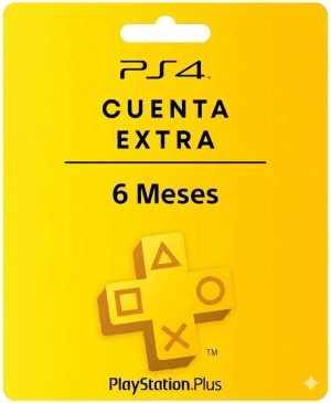 PSN PLUS EXTRA 6 MESES CUENTA PRINCIPAL PS4